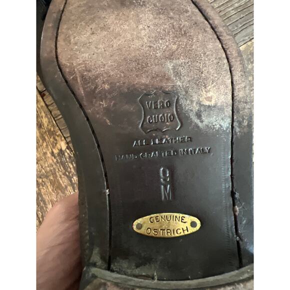 Zelli Made in Italy Leather Oxford Casual Dress Shoes Size 9 M JP - Picture 9 of 9